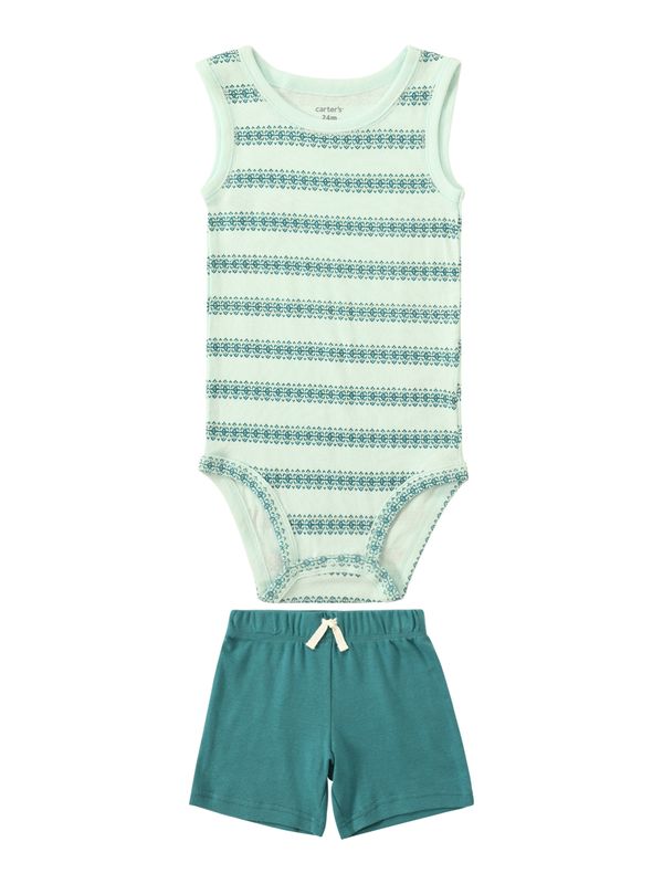 Carter's Carter's Комплект  тъмносиньо / нефритено зелено / пастелно зелено / бяло
