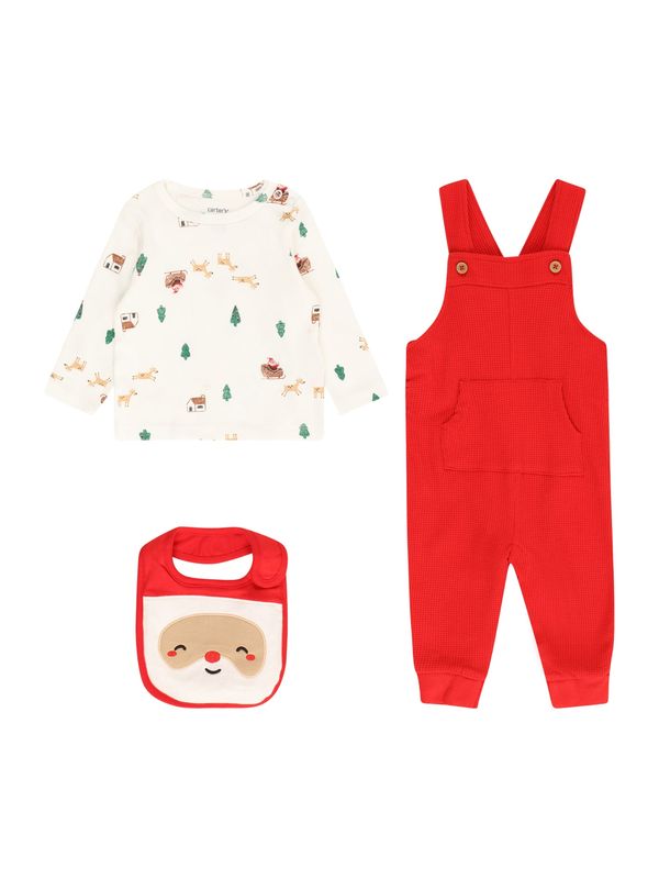 Carter's Carter's Комплект 'Xmas'  зелено / червено / бяло