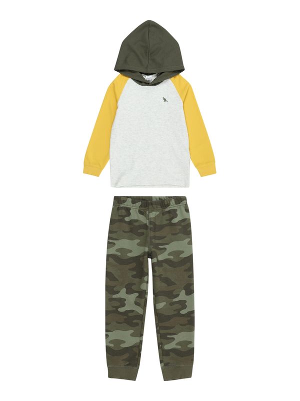 Carter's Carter's Комплект  жълто / сив меланж / зелено / тъмнозелено
