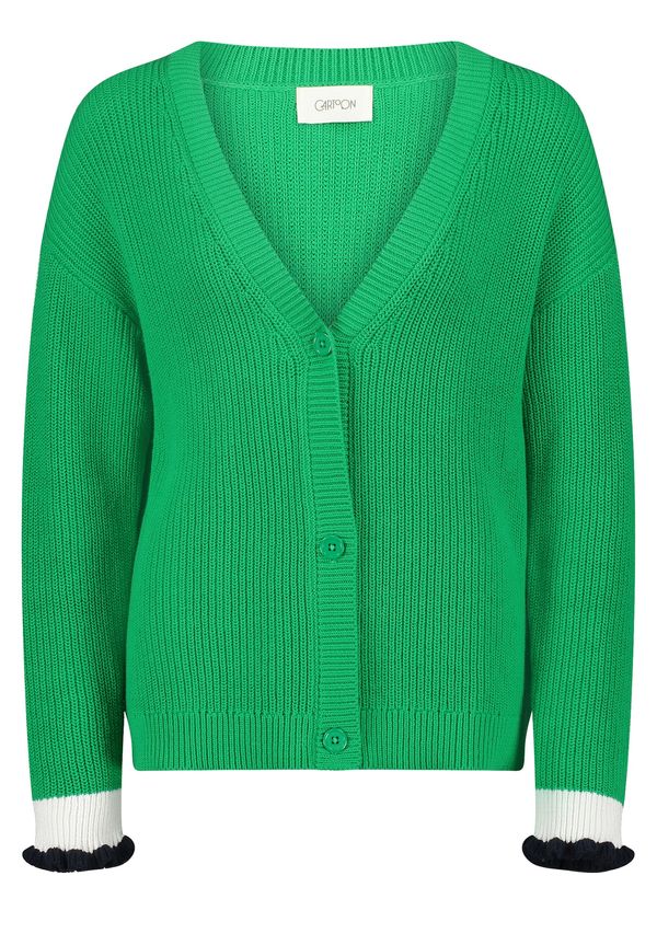 Cartoon Cartoon Плетена жилетка  зелено / черно / бяло