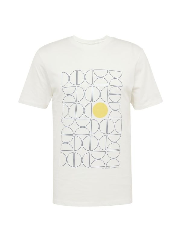 Casual Friday Casual Friday Тениска 'Thor'  нейви синьо / жълто / бяло