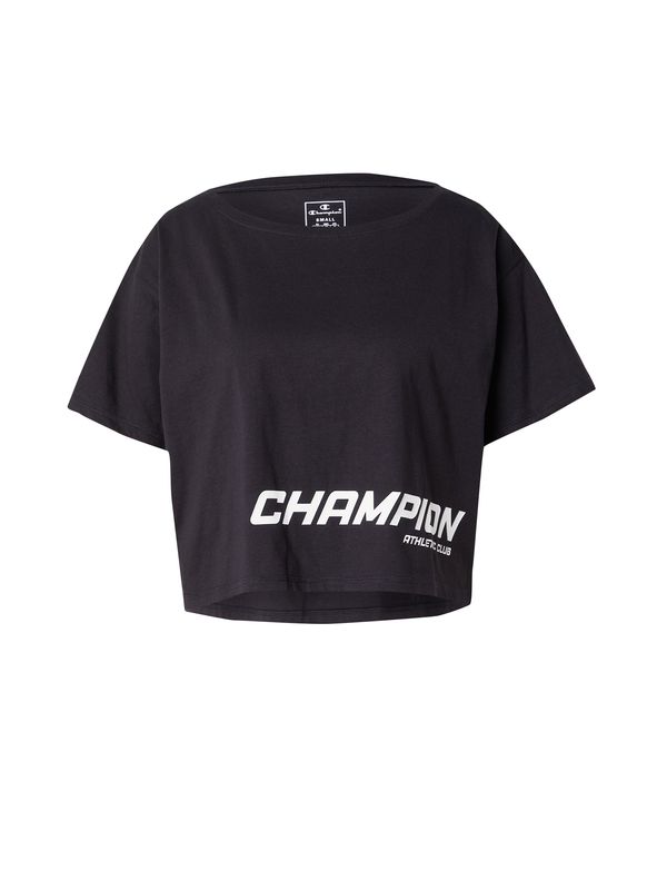 Champion Authentic Athletic Apparel Champion Authentic Athletic Apparel Функционална тениска  черно / бяло