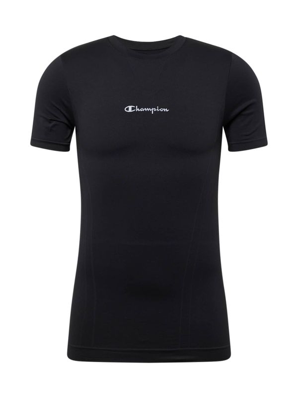 Champion Authentic Athletic Apparel Champion Authentic Athletic Apparel Функционална тениска  черно / мръсно бяло