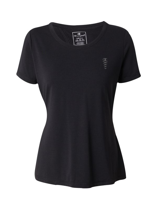 Champion Authentic Athletic Apparel Champion Authentic Athletic Apparel Функционална тениска  тъмносиво / черно