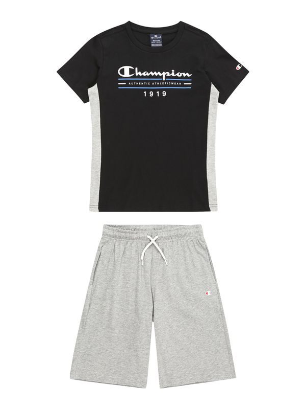 Champion Authentic Athletic Apparel Champion Authentic Athletic Apparel Комплект  синьо / сив меланж / черно / бяло
