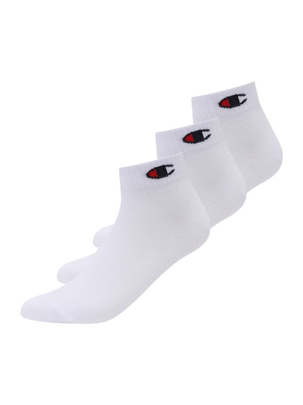 Champion Authentic Athletic Apparel Champion Authentic Athletic Apparel Къси чорапи  червено / черно / бяло