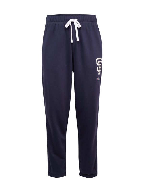 Champion Authentic Athletic Apparel Champion Authentic Athletic Apparel Панталон 'Elastic'  нейви синьо / бяло