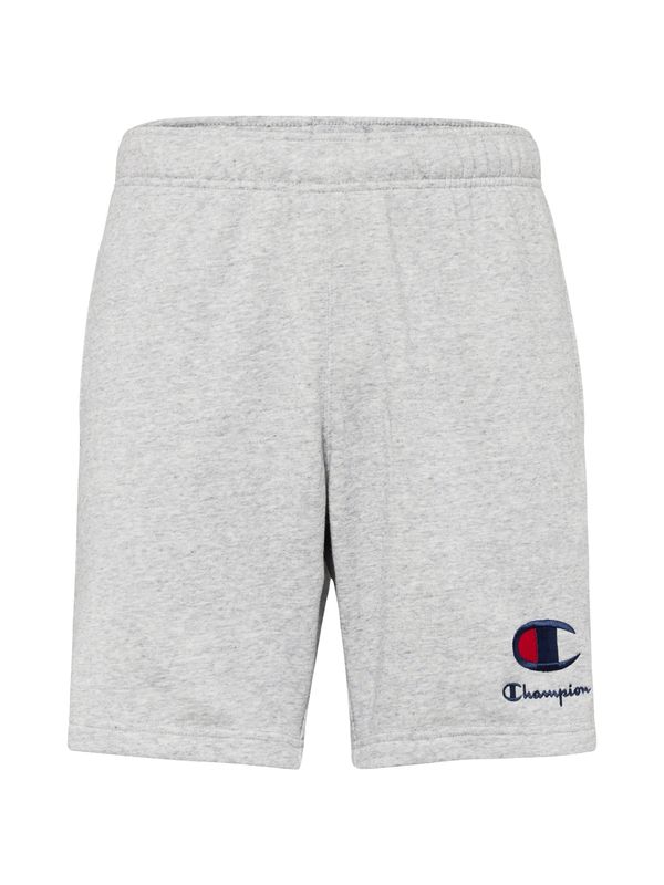 Champion Authentic Athletic Apparel Champion Authentic Athletic Apparel Панталон 'Legacy'  нейви синьо / сив меланж / червено