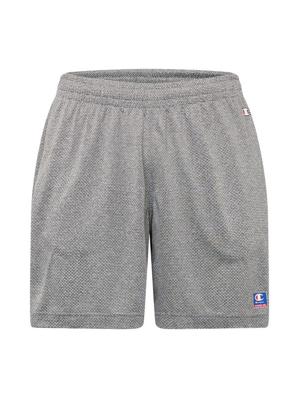 Champion Authentic Athletic Apparel Champion Authentic Athletic Apparel Спортен панталон 'Bermuda'  синьо / сиво / червено / бяло