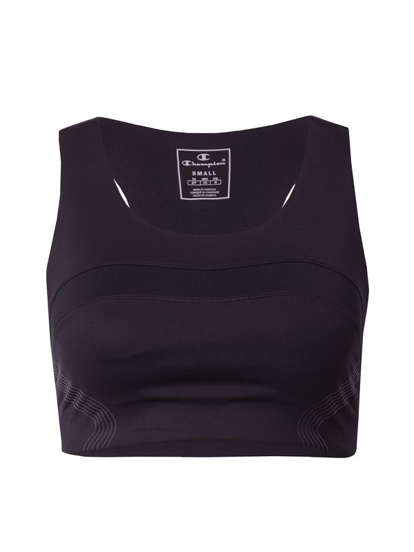 Champion Authentic Athletic Apparel Champion Authentic Athletic Apparel Спортен топ  сиво / черно