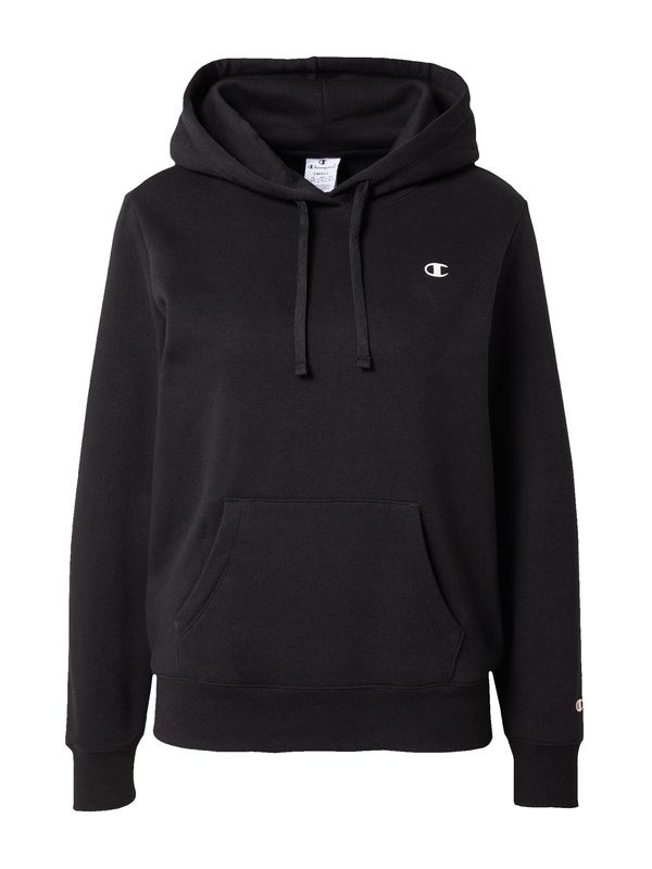 Champion Authentic Athletic Apparel Champion Authentic Athletic Apparel Суичър  черно / бяло