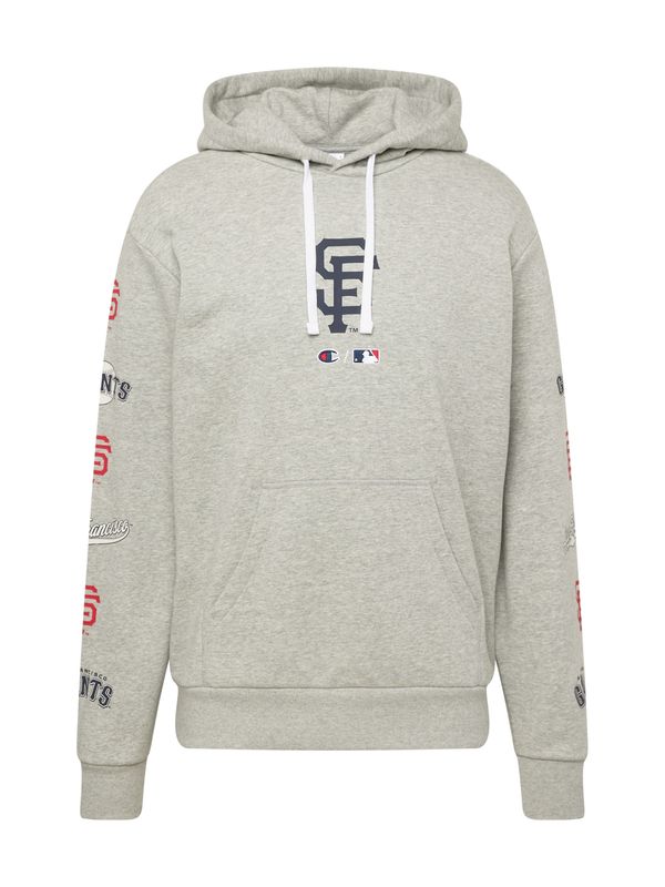 Champion Authentic Athletic Apparel Champion Authentic Athletic Apparel Суичър  морскосиньо / сив меланж / червено / бяло