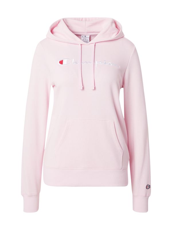 Champion Authentic Athletic Apparel Champion Authentic Athletic Apparel Суичър  пастелно розово / черешово червено / бяло