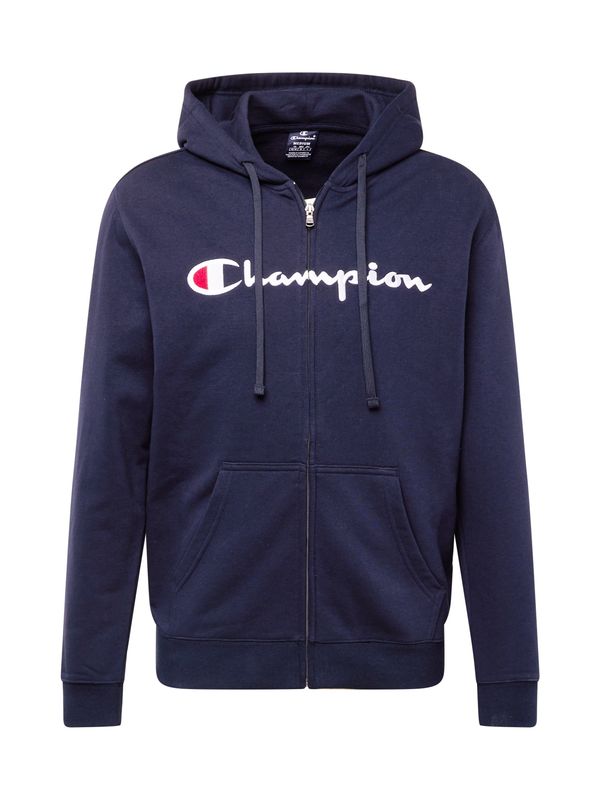 Champion Authentic Athletic Apparel Champion Authentic Athletic Apparel Суичъри с качулка  морскосиньо / червено / бяло