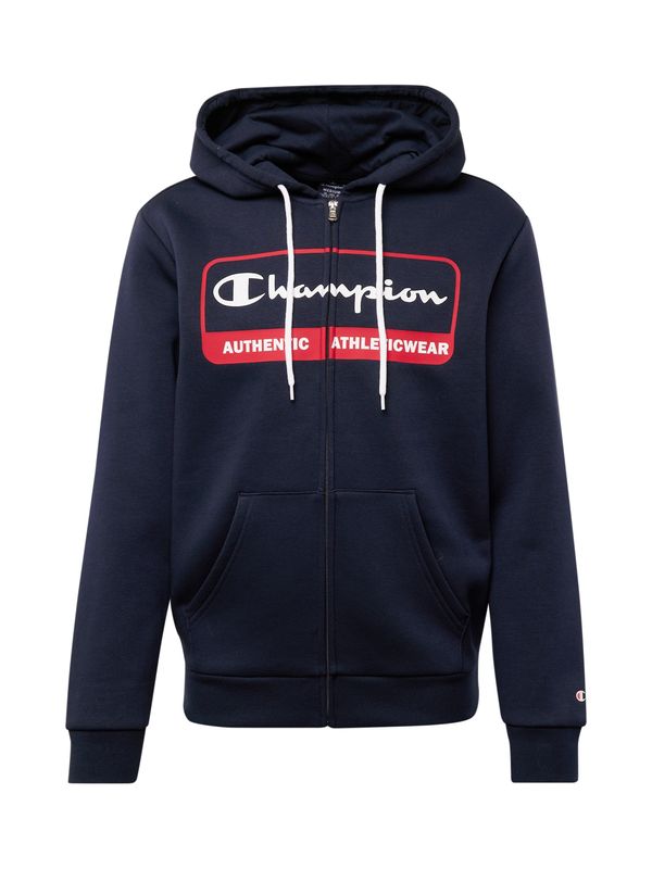 Champion Authentic Athletic Apparel Champion Authentic Athletic Apparel Суичъри с качулка  нейви синьо / червено / бяло