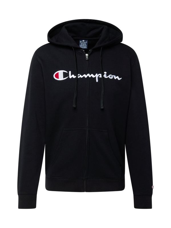 Champion Authentic Athletic Apparel Champion Authentic Athletic Apparel Суичъри с качулка  огнено червено / черно / бяло