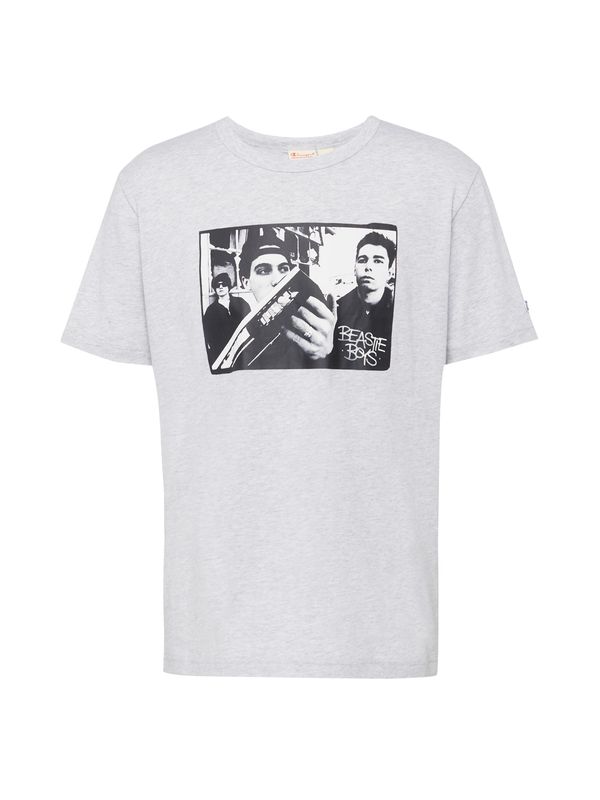 Champion Authentic Athletic Apparel Champion Authentic Athletic Apparel Тениска  черно / бяло