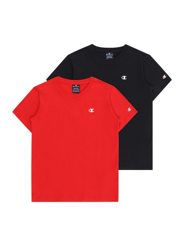 Champion Authentic Athletic Apparel Champion Authentic Athletic Apparel Тениска  червено / черно / бяло