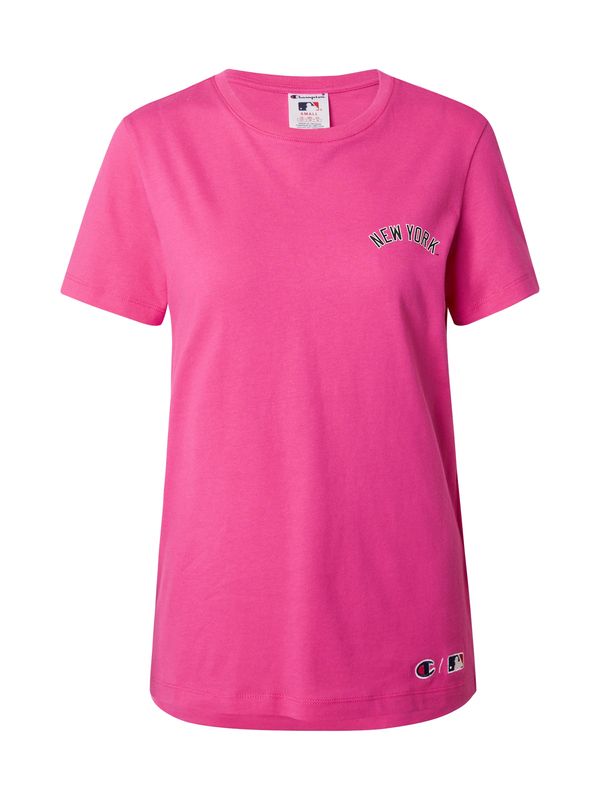 Champion Authentic Athletic Apparel Champion Authentic Athletic Apparel Тениска  фуксия / червено / черно / бяло