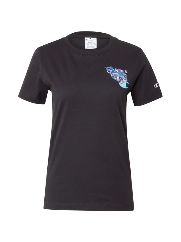 Champion Authentic Athletic Apparel Champion Authentic Athletic Apparel Тениска  кралско синьо / бледорозово / черно / бяло