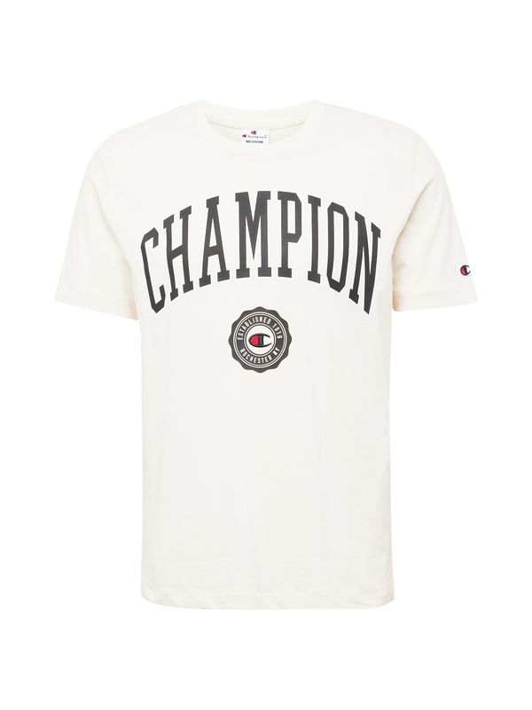 Champion Authentic Athletic Apparel Champion Authentic Athletic Apparel Тениска  кремаво / червено / черно / бяло