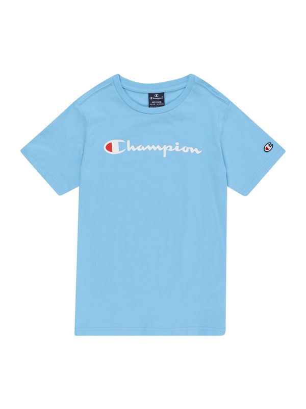 Champion Authentic Athletic Apparel Champion Authentic Athletic Apparel Тениска  небесносиньо / червено / бяло