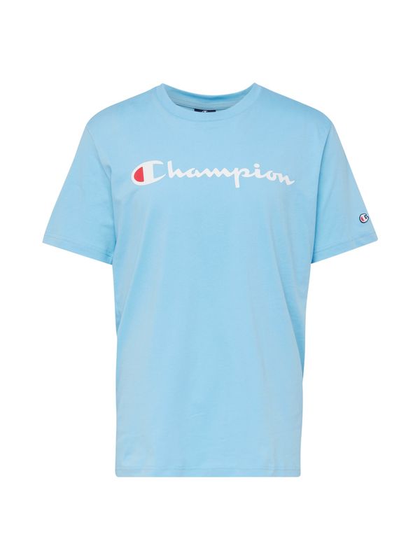 Champion Authentic Athletic Apparel Champion Authentic Athletic Apparel Тениска  небесносиньо / червено / черно / бяло