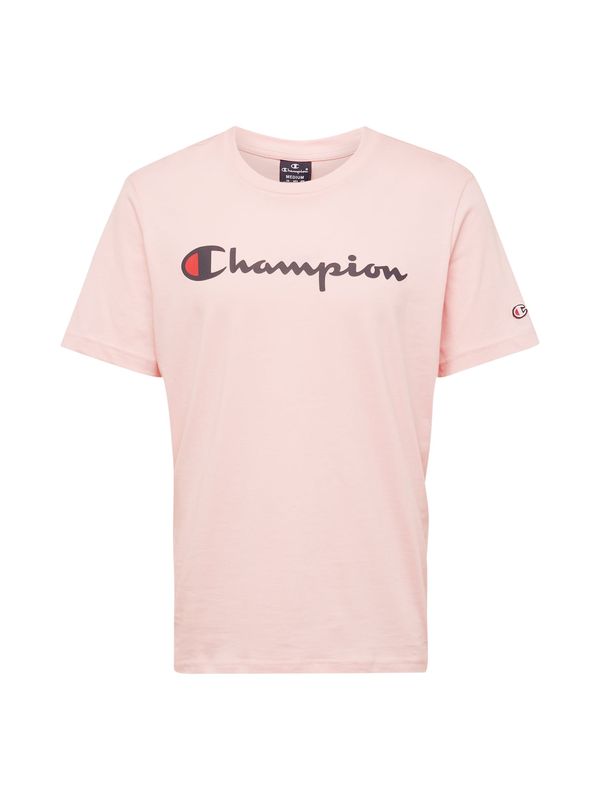 Champion Authentic Athletic Apparel Champion Authentic Athletic Apparel Тениска  нейви синьо / бледорозово / червено