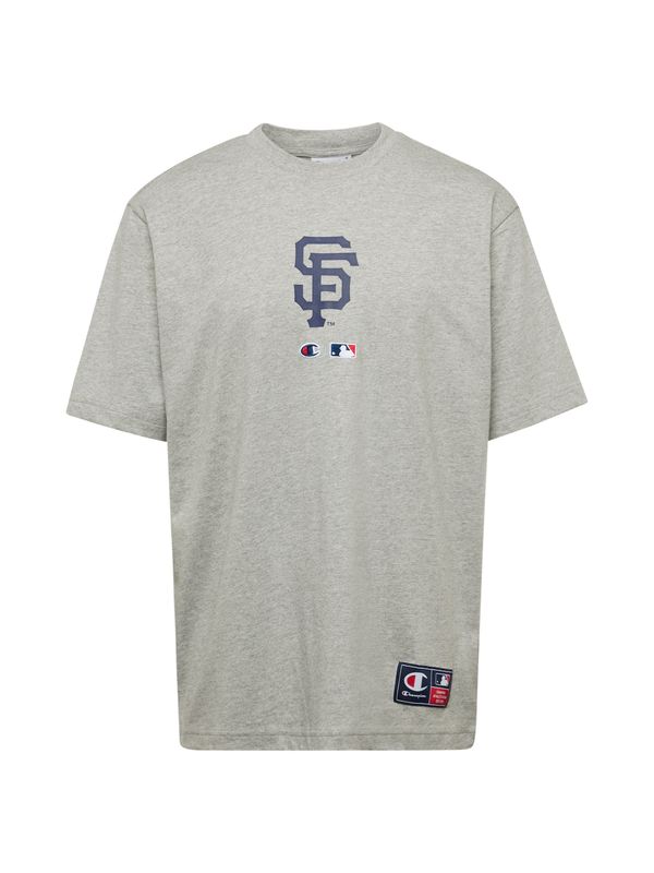 Champion Authentic Athletic Apparel Champion Authentic Athletic Apparel Тениска  нейви синьо / сив меланж / червено / бяло