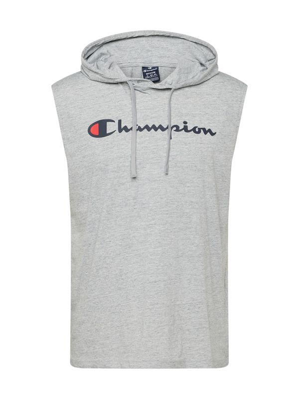 Champion Authentic Athletic Apparel Champion Authentic Athletic Apparel Тениска  нейви синьо / сив меланж / червено