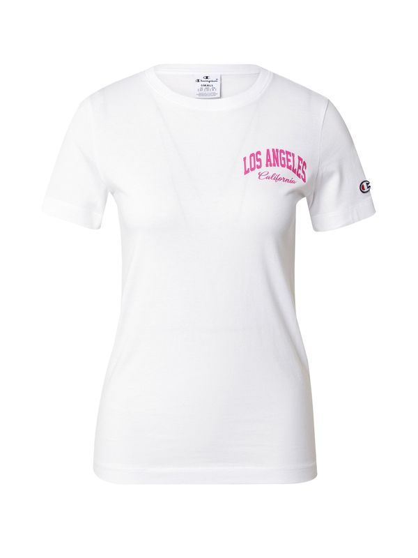 Champion Authentic Athletic Apparel Champion Authentic Athletic Apparel Тениска  розово / бяло