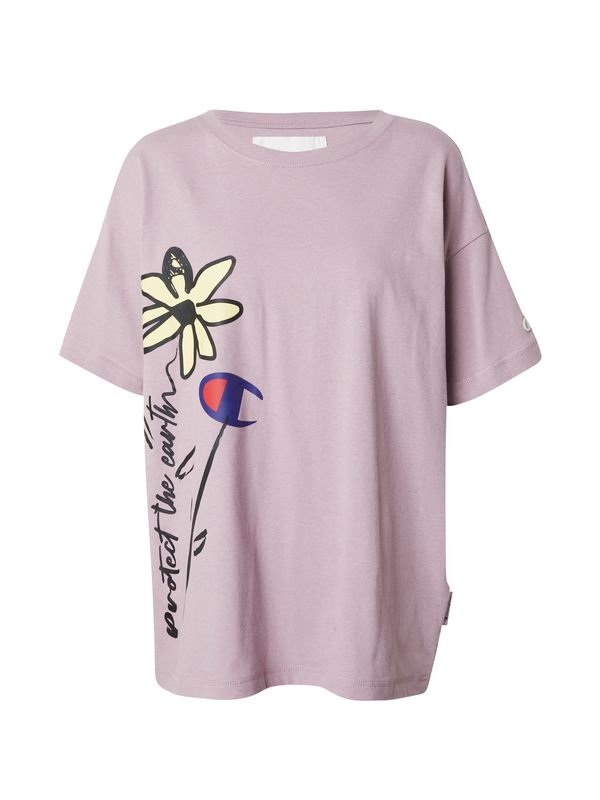 Champion Authentic Athletic Apparel Champion Authentic Athletic Apparel Тениска  синьо / пастелно жълто / люляк / черно