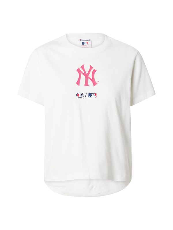 Champion Authentic Athletic Apparel Champion Authentic Athletic Apparel Тениска  синьо / светлорозово / червено / бяло