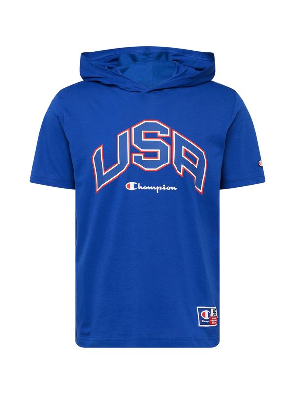 Champion Authentic Athletic Apparel Champion Authentic Athletic Apparel Тениска  синя тинтява / ултрамарин синьо / червено / бяло