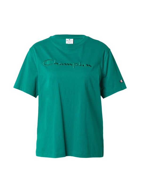 Champion Authentic Athletic Apparel Champion Authentic Athletic Apparel Тениска  смарагдово зелено / червено / черно / бяло