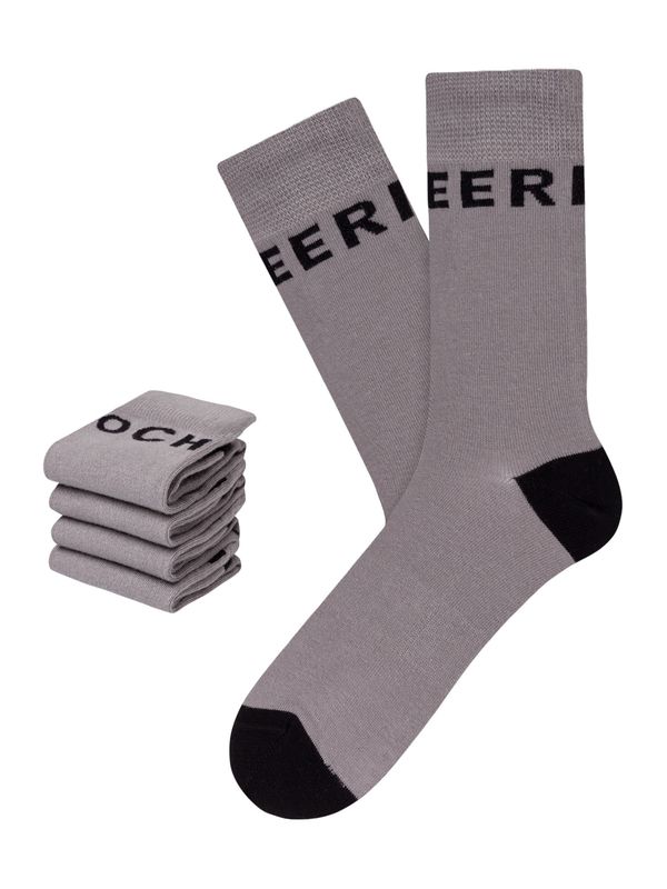 CHEERIO* CHEERIO* Къси чорапи 'Best Friend'  сиво / черно