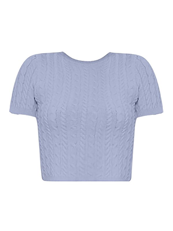 Chi Chi London Chi Chi London Плетен топ  лавандула