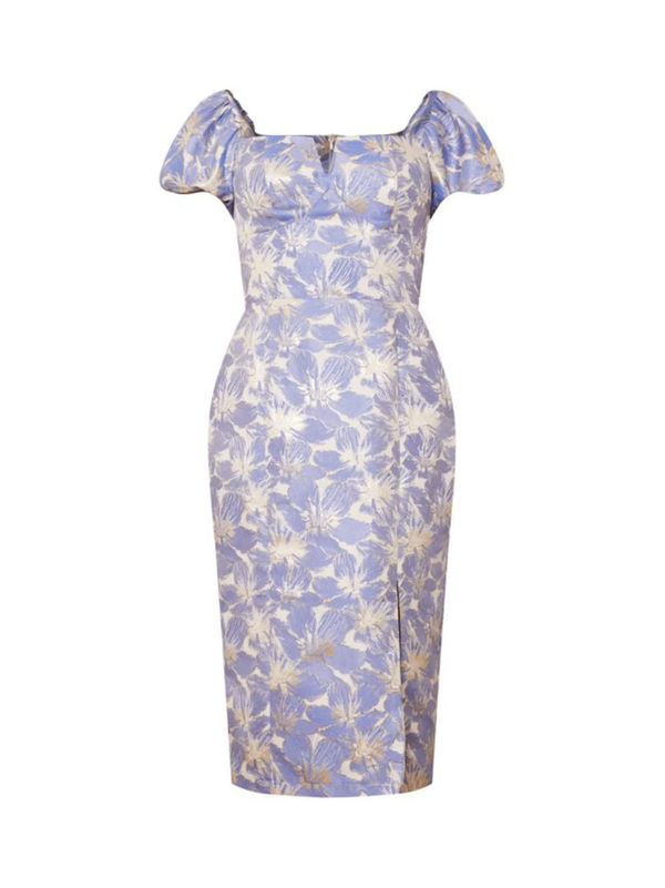 Chi Chi London Chi Chi London Рокля  кремаво / небесносиньо