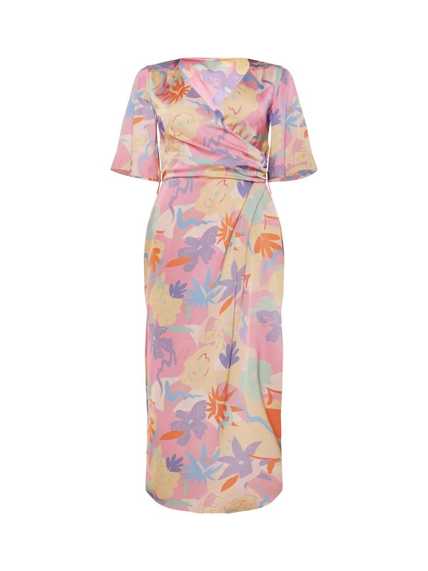 Chi Chi London Chi Chi London Рокля  пъстро / светлорозово