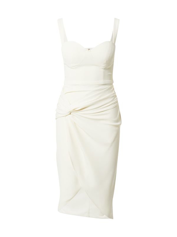 Chi Chi London Chi Chi London Рокля за коктейл  кремаво