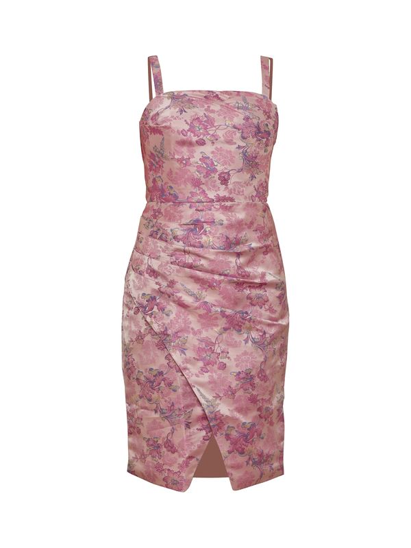 Chi Chi London Chi Chi London Рокля за коктейл  злато / орхидея / бледорозово / светлорозово