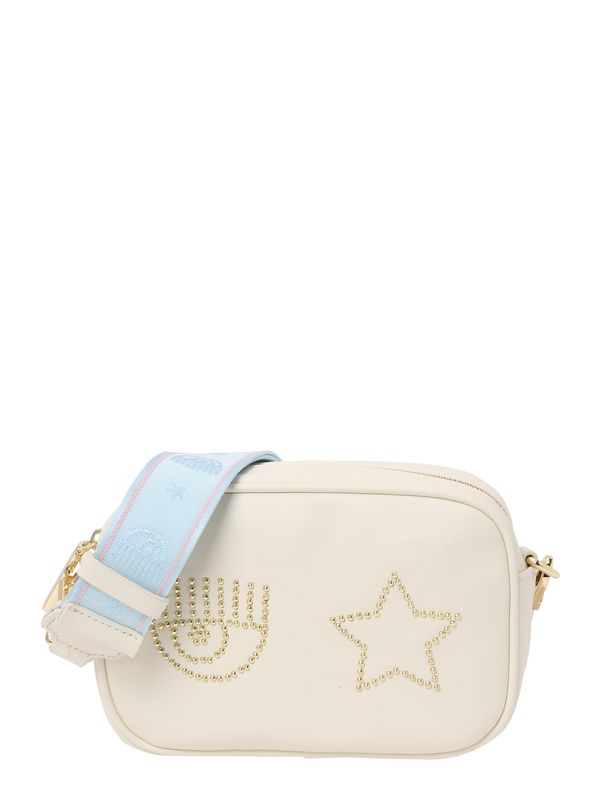 Chiara Ferragni Chiara Ferragni Чанта с презрамки 'RANGE O - EYE STAR'  светлосиньо / злато / мръсно бяло
