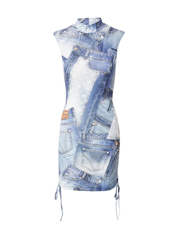 Chiara Ferragni Chiara Ferragni Рокля  син деним / коняк / бяло