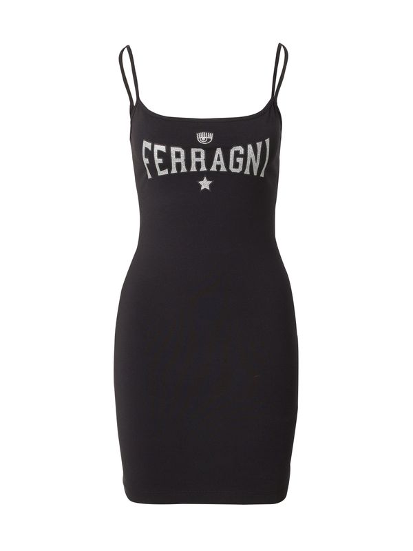 Chiara Ferragni Chiara Ferragni Рокля 'VESTITI'  черно / сребърно