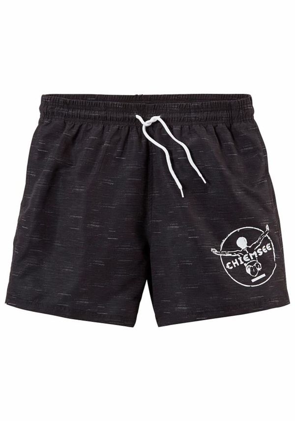 CHIEMSEE CHIEMSEE Шорти за плуване  антрацитно черно / бяло
