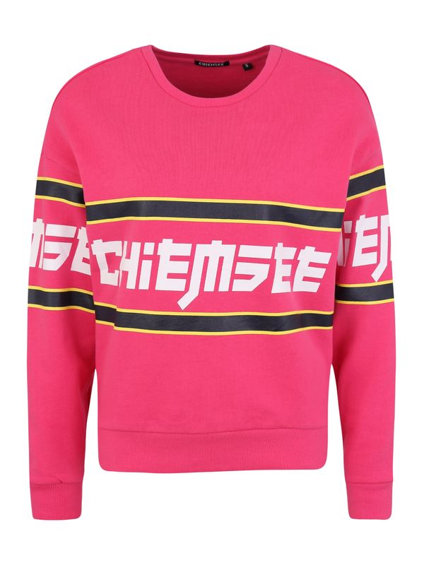 CHIEMSEE CHIEMSEE Спортен суитшърт с качулка  магента