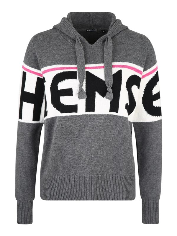 CHIEMSEE CHIEMSEE Суичър  сив меланж / розово / черно / бяло