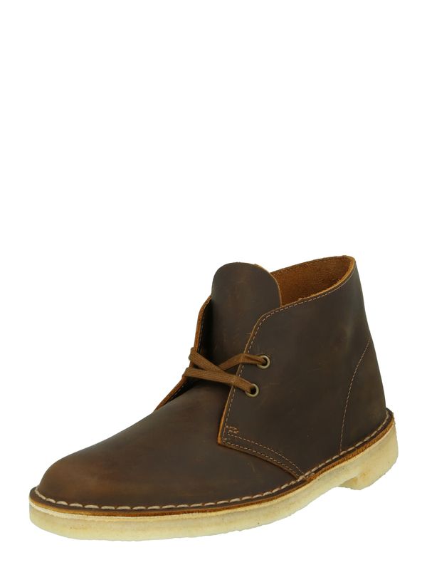 Clarks Originals Clarks Originals Мъжки боти Chukka  тъмнокафяво