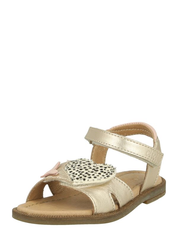 clic clic Сандали  бежово / розе / черно