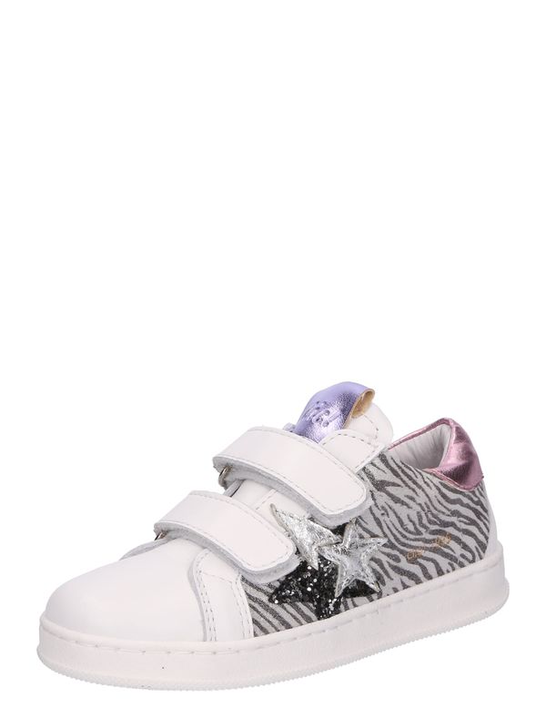 clic clic Сникърси '20328-JB'  орхидея / черно / сребърно / бяло